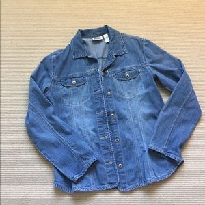 Chico's size 0 denim shirt/ jacket